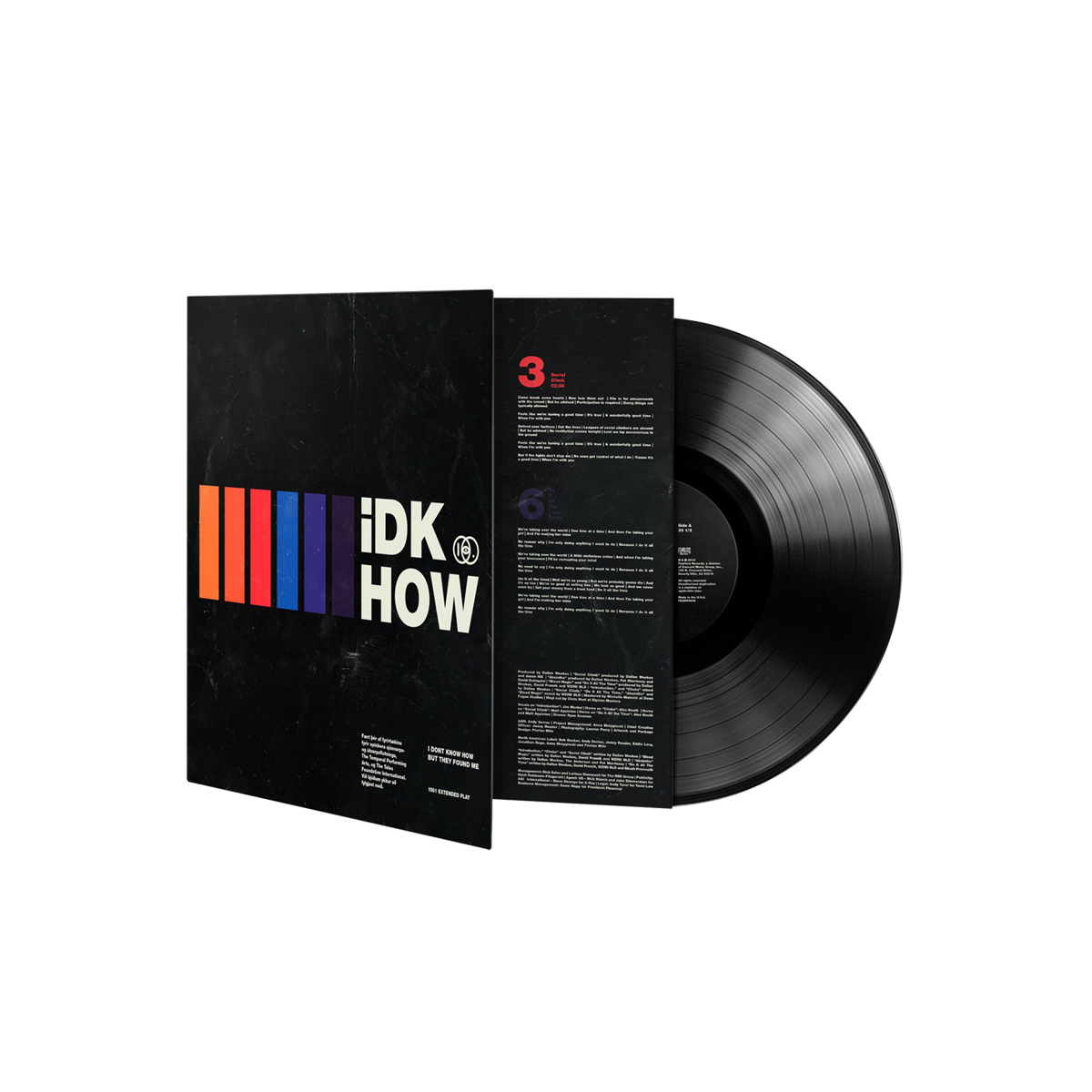 IDKHOW 1981 Extended deals Play EP Orange Vinyl Record (plus bonus items)